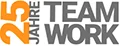25 Jahre Teamwork als Logo